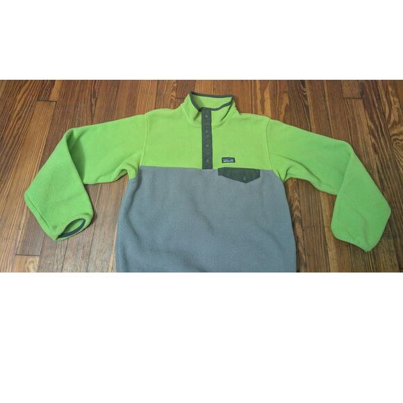 Patagonia Synchilla Green Youth Large 14 - Picture 4 of 6